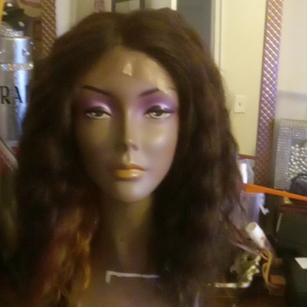 Lace front wig